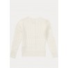 POLO KIDS -Cable Knit Cotton Cardigan