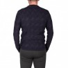 EMPORIO ARMANI - Neck sweater in Viscose - Blue
