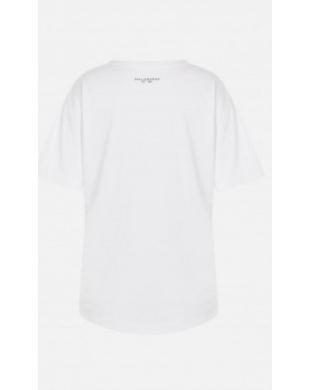 PHILOSOPHY - Cotton jersey T-shirt with logo - White