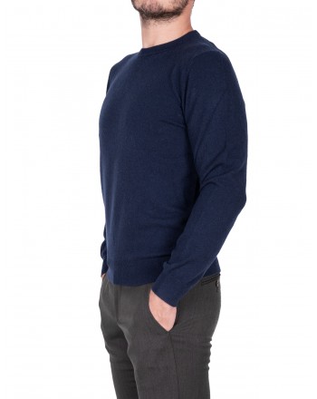 ERMENELGILDO ZEGNA - Cashmere round-neck sweater - Blue