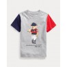 POLO KIDS - T-Shirt  Bear - Colored Sleeve -