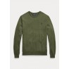 POLO RALPH LAUREN - Slimed cotton wool - Military -