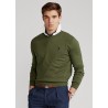 POLO RALPH LAUREN - Slimed cotton wool - Military -