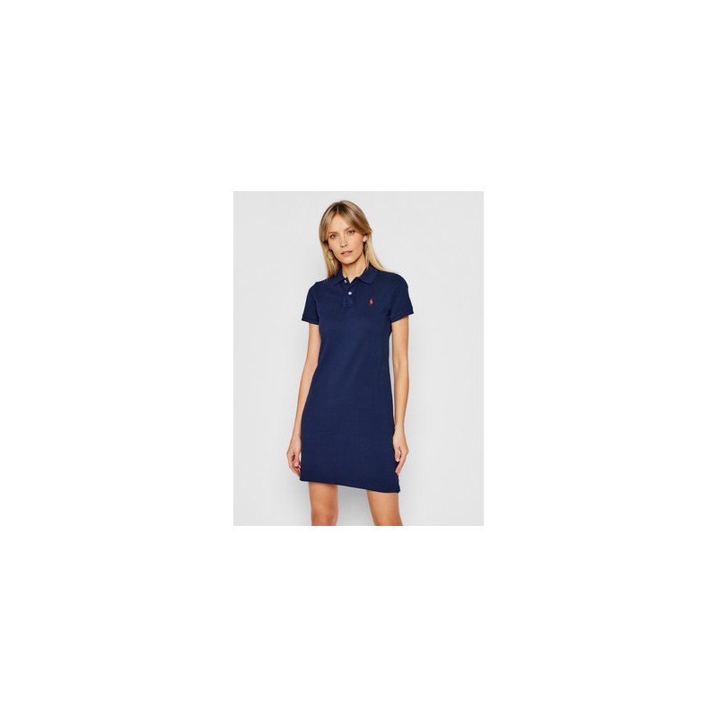 POLO RALPH LAUREN  - Basic Polo Dress - Blue -
