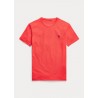 POLO RALPH LAUREN  - T-Shirt Custom Slim Basic - Racing Red