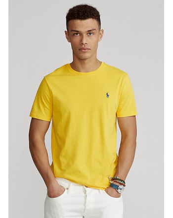 POLO RALPH LAUREN  - T-Shirt Custom Slim Basic - Racing Yellow