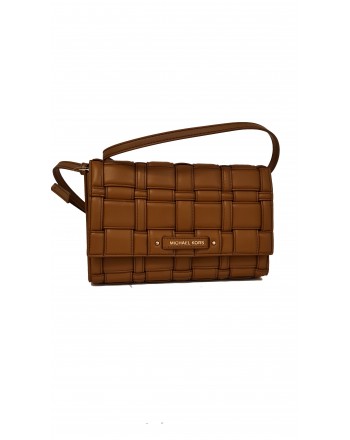 MICHAEL by MICHAEL KORS - CLUTCH Crossed Leather Bag - Luggage