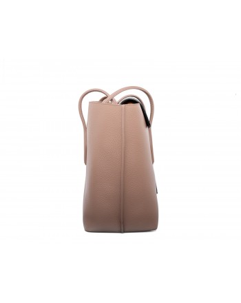 TOD'S - Two-tone Shopping bag - Brown/Black
