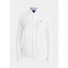 POLO RALPH LAUREN  -  Slim Fit  Jersey Shirt  - White -