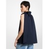 MICHAEL by MICHAEL KORS - Top in Cotone con Fiocco - Midnight