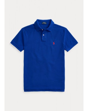 POLO RALPH LAUREN  -  Polo in Pique' Slim-Fit - Royal  -