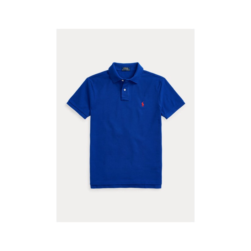 POLO RALPH LAUREN  -  Polo in Pique' Slim-Fit - Royal  -