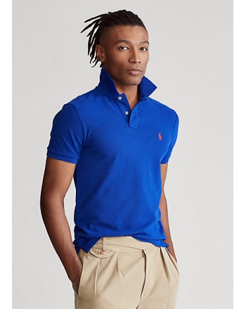 POLO RALPH LAUREN  - Pole in Pique' Slim Fit - Heritage Royal -