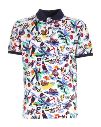 POLO RALPH LAUREN  - Fantasy Polo Shirt - Multicolor -