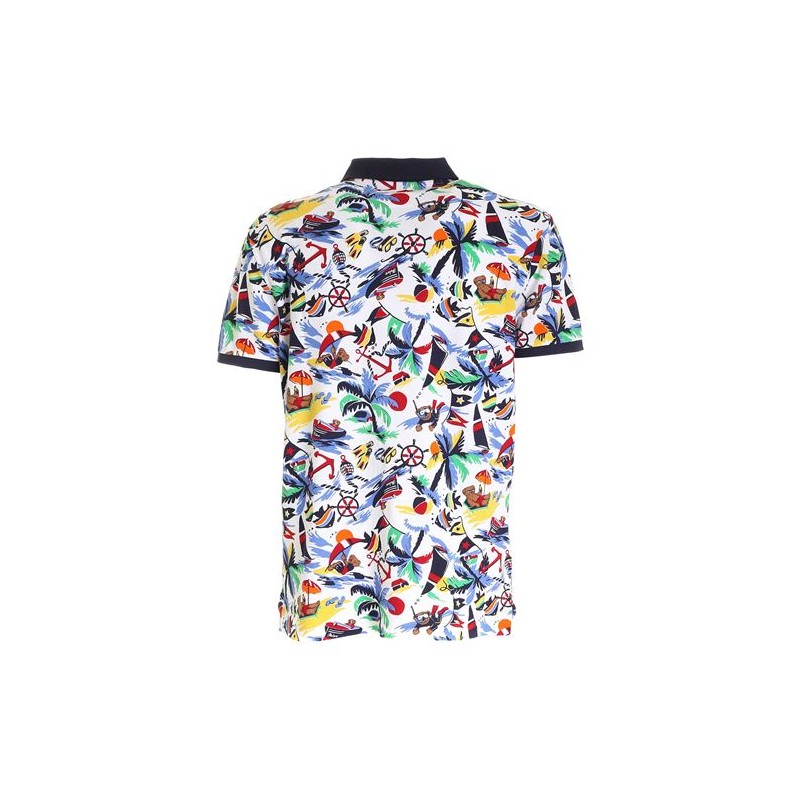 POLO RALPH LAUREN  - Fantasy Polo Shirt - Multicolor -