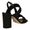 GUGLIELMO ROTTA - Leather Double Straps Sandal - Black