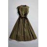 FAY - Dress with Olive Belt