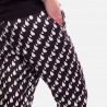 LOVE MOSCHINO- All Over Drops Trousers - White/Black