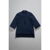 FAY - Jersey polo shirt - Navy Blue