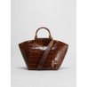 MAX MARA - Crocodile print leather bag - Leather