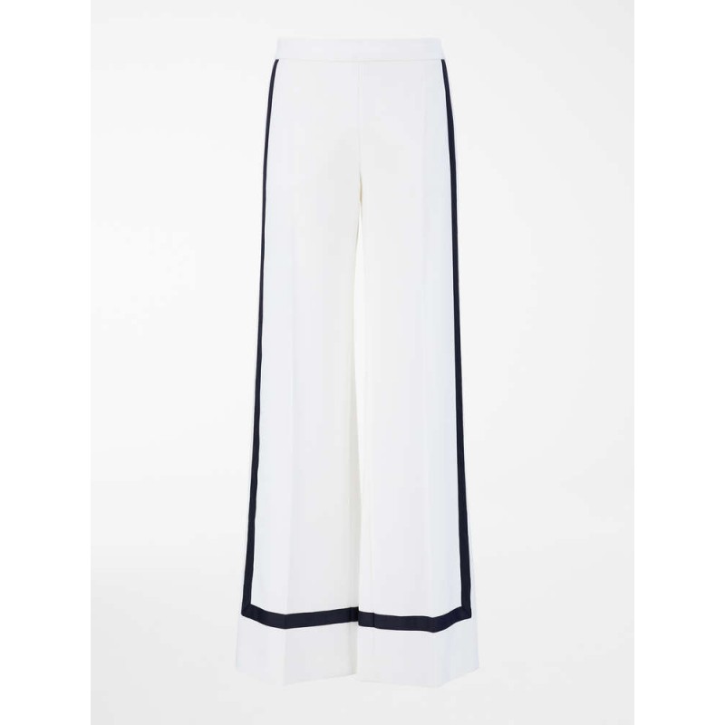 MAX MARA - Cady trousers - White Silk