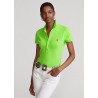 POLO RALPH LAUREN  - Basic 5-Button Polo Shirt - Kiwi Lime  -