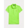 POLO RALPH LAUREN  - Basic 5-Button Polo Shirt - Kiwi Lime  -