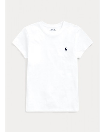 POLO RALPH LAUREN  - T-Shirt Custom Slim Basic - White -