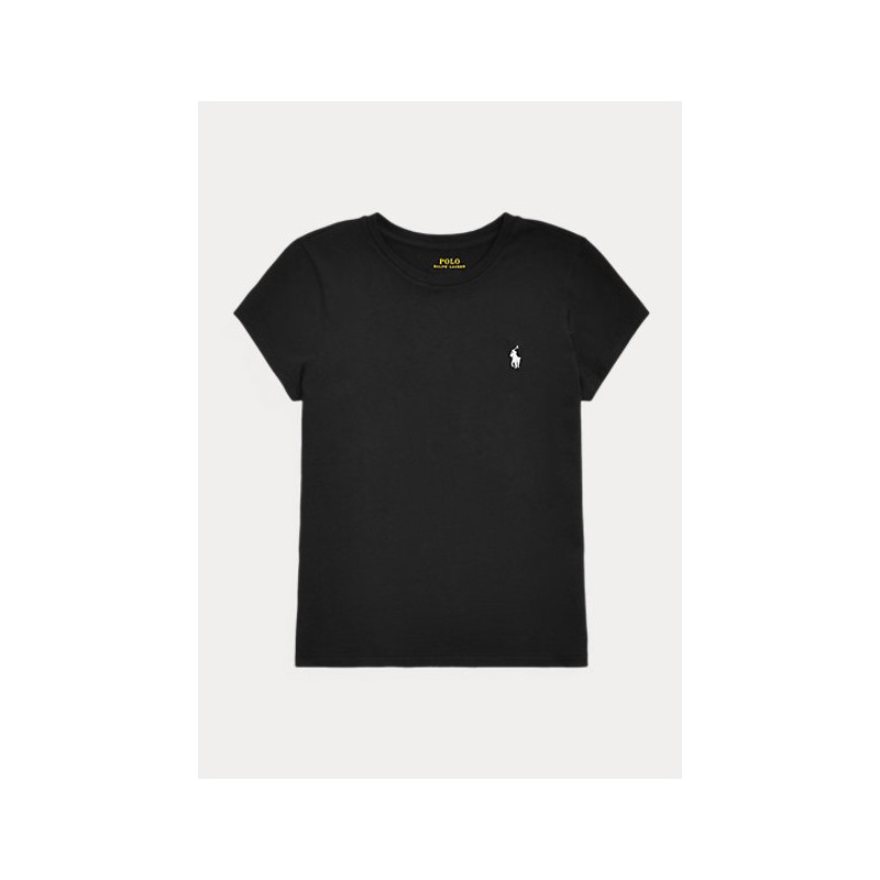POLO RALPH LAUREN  - T-Shirt Custom Slim Basic - Black -
