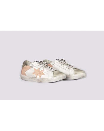 2 STAR - Sneakers  2S3040 Bianco/Rosa