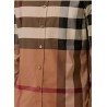 BURBERRY - Camicia in  cotone stretch  motivo tartan - Birch Brown Check