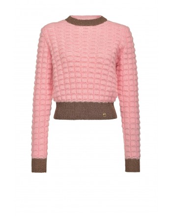 PINKO - Alpaca Blended Knit ASCIUTTO - PINK