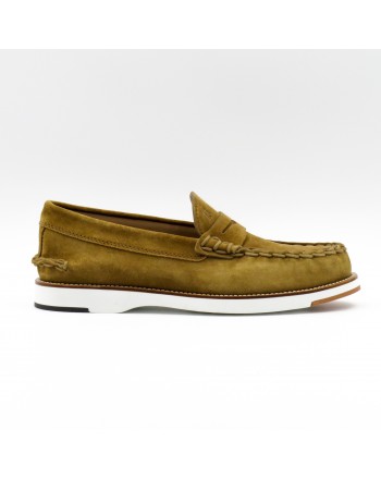 TOD'S - Suede Leather Loafer - Beige