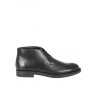 TOD'S - Lace-up ankle boots in brushed leather - Black -