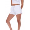 JUICY COUTURE - TAMIA TRACK SHORT - WHITE