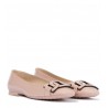 TOD'S - Patent leather ballet flats - Pink -