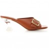 TOD'S - Plexiglass Heeled Sandals - Rust -