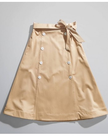 FAY - Wrap skirt - Natural