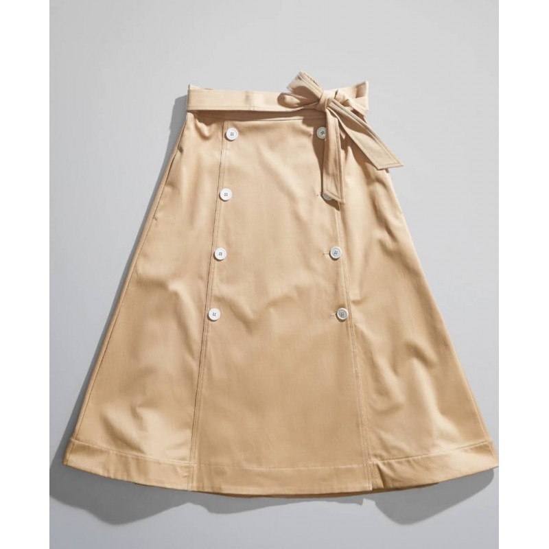 FAY - Wrap skirt - Natural