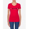 LOVE MOSCHINO - T-Shirt Logo Cuori - Rosso