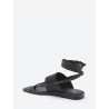 ASH - Flip flops with straps MEDUSASTUD - Black / Silver