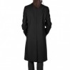 VERSACE COLLECTION - Cappotto  con borchie in lana e cashmere - Nero