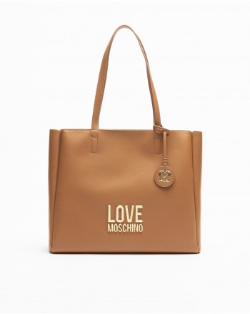 LOVE MOSCHINO - Bag with Logo - Leather -