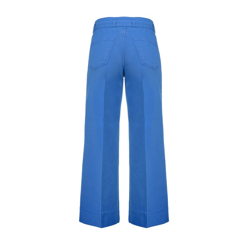 PINKO - Wide leg trousers PEGGY 3 - BLUE