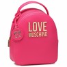 LOVE MOSCHINO - Gold Metal Logo Backpack - Black -