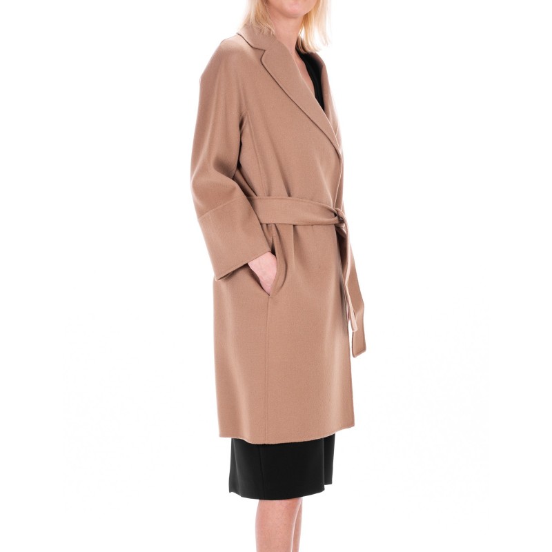 MAX MARA STUDIO - ARONA coat in Pure New Wool - Camel
