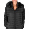 EMPORIO ARMANI - Quilted jacket with hood - Black