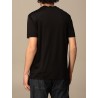 EMPORIO ARMANI - Cotton T-shirt with 3K1TAF logo - Black