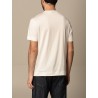 EMPORIO ARMANI - Cotton T-shirt with rubberized logo 3K1TAG - White -