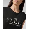 PHILIPP PLEIN - Iconic PLEIN t-shirt dress WTG0362 - Black